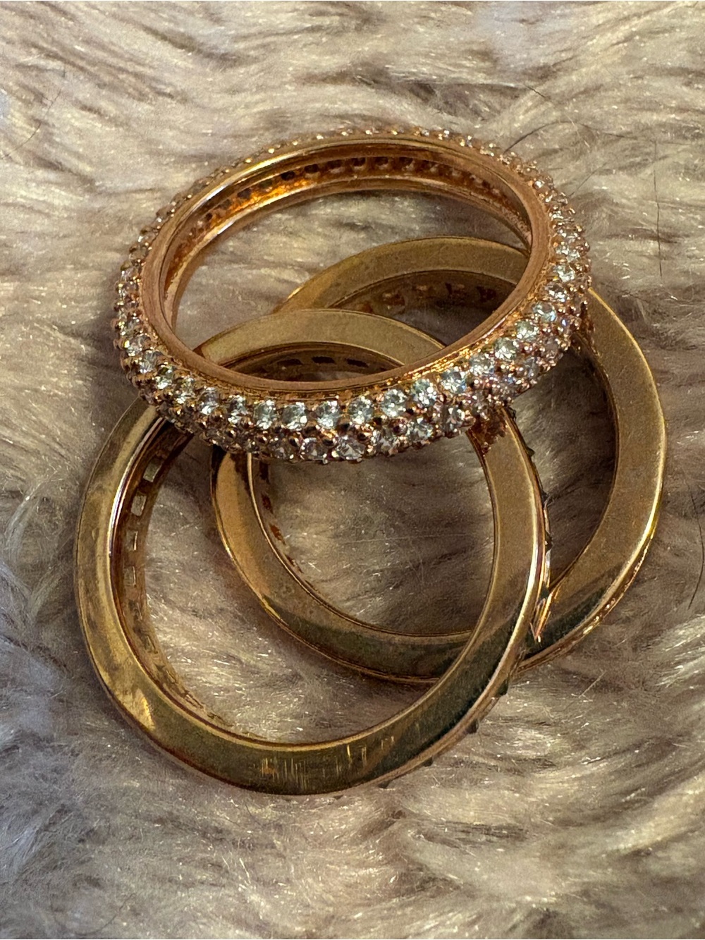 Henri Bendel Size 9 Ring Stack in Rose Gold - Picture 5 of 6